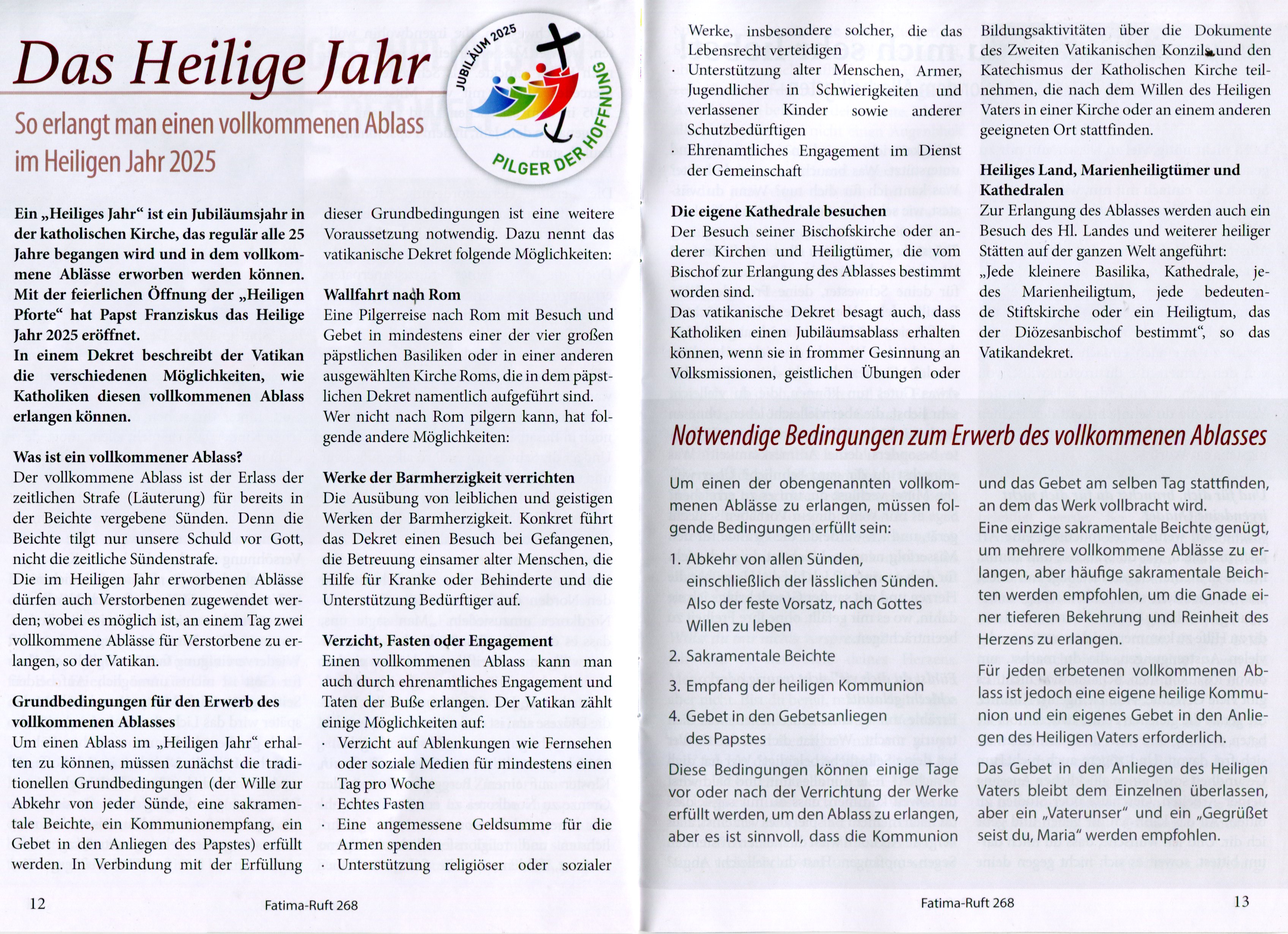 hl. Jahr 2025
